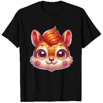 Discover Cute Head Squirrel Animal Lover Design T Shirts