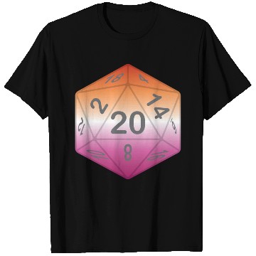 Discover Pride Dice - Lesbian T Shirts