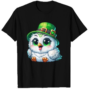 Discover St. Patrick's Cute Snowy Owl T Shirts