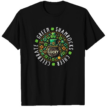 Discover St. Patrick's Day T Shirts, Lucky Pot Of Gold Leaf