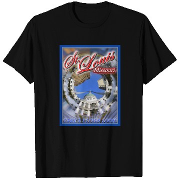 Discover Historic Downtown St. Louis Arch & Courthouse T Shirts