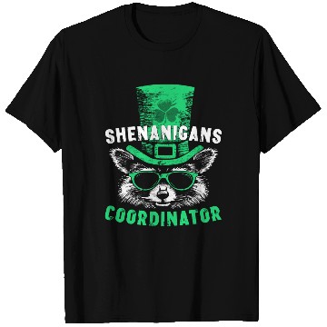 Discover Shenanigans Coordinator Cute Raccoon Funny T Shirts