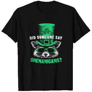 Discover Did Someone Say Shenanigans? Cute Raccoon T Shirts