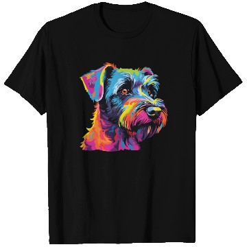 Discover Watercolor Colorful Tschechischer Terrier T Shirts