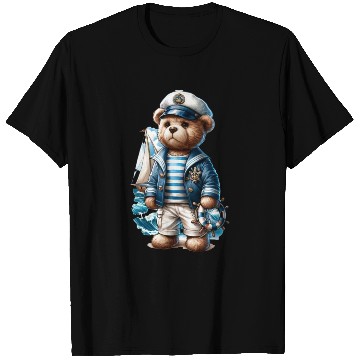 Discover Adventurous Teddy Bear Sailing T Shirts
