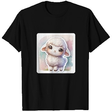 Discover A Sweet Easter Sheep With Fluffy Wool T Shirts