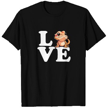 Discover I love bearded dragon, reptile bearded T Shirts