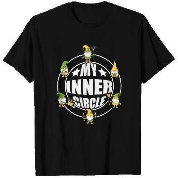 Discover Funny Garden Gnomes My Inner Circle T Shirts