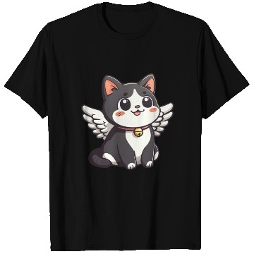 Discover Kawaii Cat Angel T Shirts