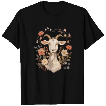 Discover Goat Flowers Farmer Gift T Shirts
