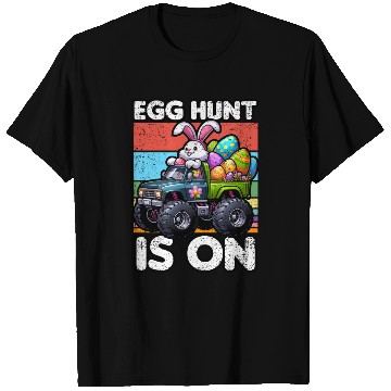 Discover EGG HUNT IS ON EASTER T Shirts