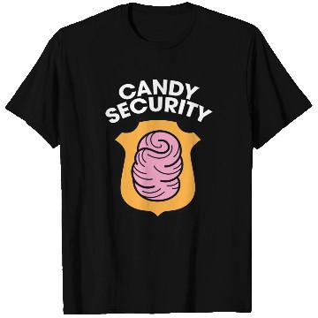 Discover Candy Security Mom Dad Matching Birthday Costume T Shirts