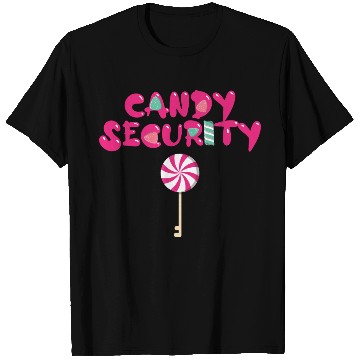 Discover Candy Security Mom Dad Matching Birthday Costume T Shirts