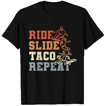 Discover Taco Snowboarding T Shirts