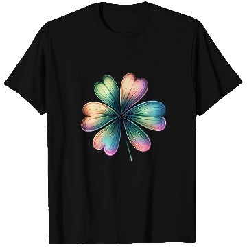 Discover Saint Patrick's Colorful Shiny Shamrock T Shirts