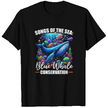 Discover Endangered Species Blue Whale Animal Rights T Shirts