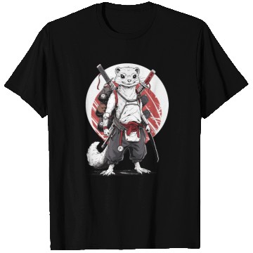 Discover Ninja Samurai Anime Ferret Manga Warrior T Shirts