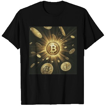 Discover Bitcoin Explosion-dynamic Crypto Design T Shirts