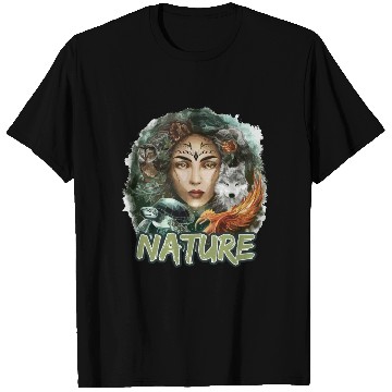 Discover Nature-Inspired Wolf Owl Turtle Phoenix Woman T Shirts