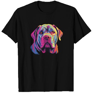 Discover Watercolor Colorful Neapolitan Mastiff T Shirts