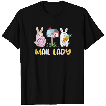 Discover Mail Lady Easter Postal Worker Mail Carrier T Shirts