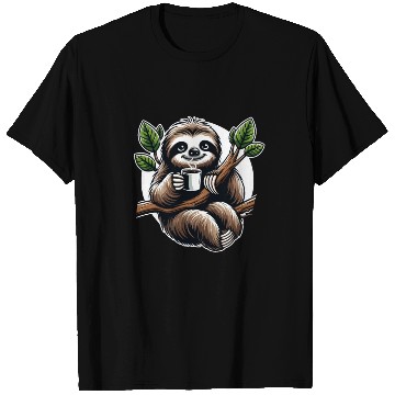 Discover Relaxing Sloth Coffee Lover Fun for a Sloth T Shirts