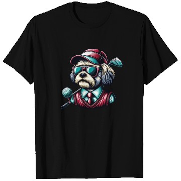 Discover Bolonka Golfer Golf Course Dog Owner T Shirts
