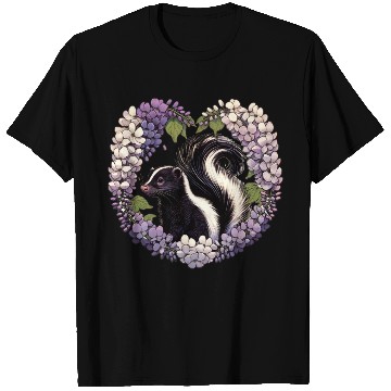 Discover Spring Skunk Lilacs T Shirts
