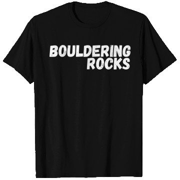 Discover bouldering rocks T Shirts