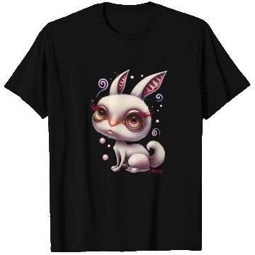 Discover Enchanted Whimsy: Magical Realist White Rabbit T Shirts