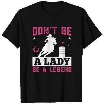 Discover Lady Legend Horse Riding Barrel Racing T Shirts