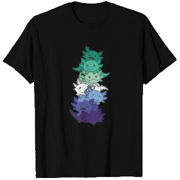 Discover Gay Flag Gay Pride Lgbtq Axolotl T Shirts