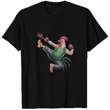 Discover "Rooster Kick: Feathered Fury Design" T Shirts
