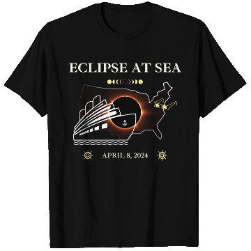 Discover Eclipse At Sea Cruise Ship Adventure T Shirts
