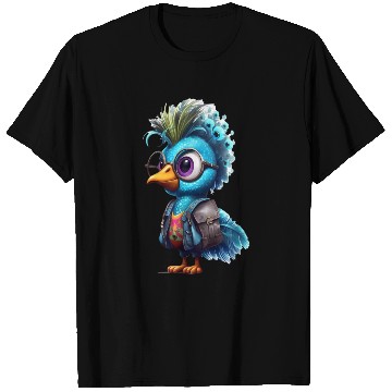 Discover Cute Peacock Cartoon T Shirts