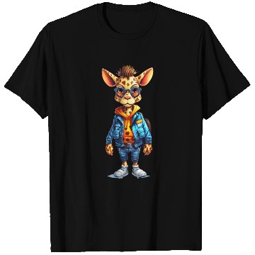 Discover Cute Giraffe Cartoon T Shirts