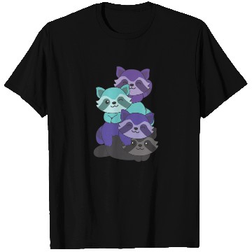 Discover Alexigender Flag Pride Lgbtq Cute Raccoon T Shirts