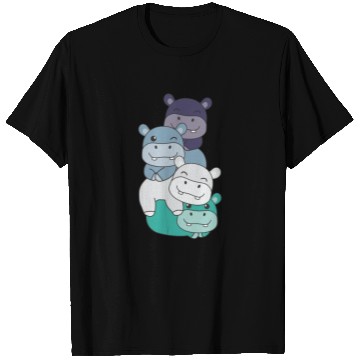 Discover Oriented Aroace Flag Pride Lgbtq Cute Hippo T Shirts