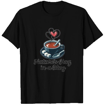 Discover Tea: Nature's Hug in a Mug T Shirts
