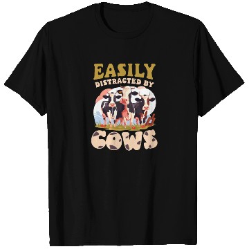 Discover Cow Farmer Distracted By Cows T Shirts