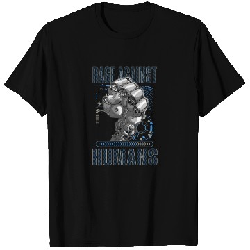 Discover Rage Against Humans Robotics Engineer Programmer T Shirts