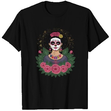 Discover Frida Kahlo Day of the Dead T Shirts