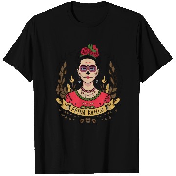 Discover Frida Kahlo Day of the Dead T Shirts