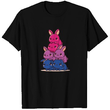Discover Bunnies Bi Flag Pride Month Cute Bunnies T Shirts