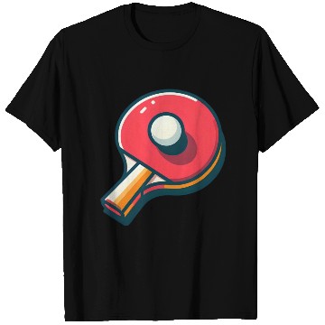 Discover Ping Pong Paddle and Ball T Shirts