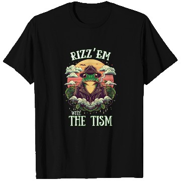 Discover Rizz Em With The Tism , classic T Shirts