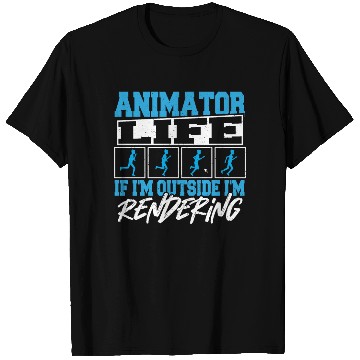 Discover Visual Artist Cartoon Animator 3D Animation Fan T Shirts