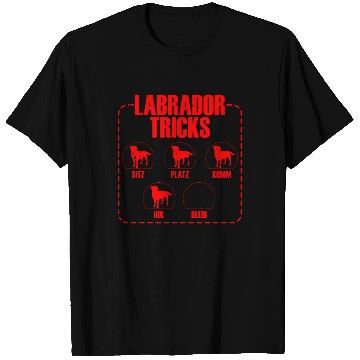 Discover LABRADOR TRICKS Funny Labrador Retriever Dog T Shirts