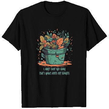 Discover Bucket Overflowing with Plants T Shirts