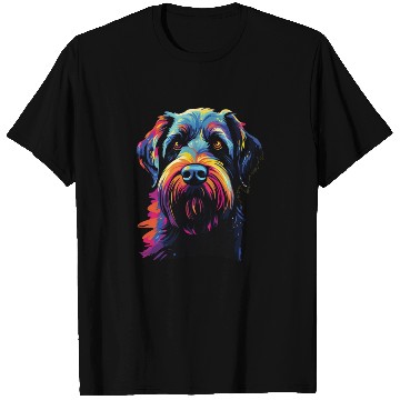 Discover Watercolor Colorful Giant Schnauzer T Shirts
